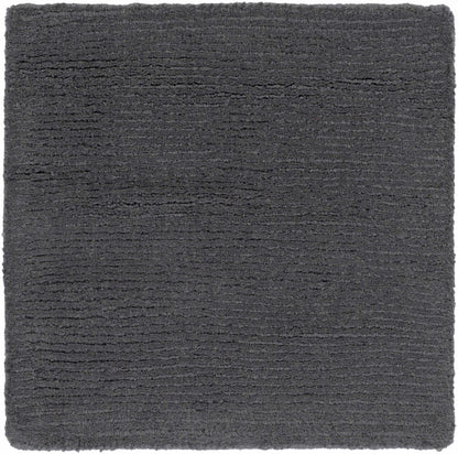 Brockton Solid Wool Charcoal Area Rug - Decor Addict, LLC