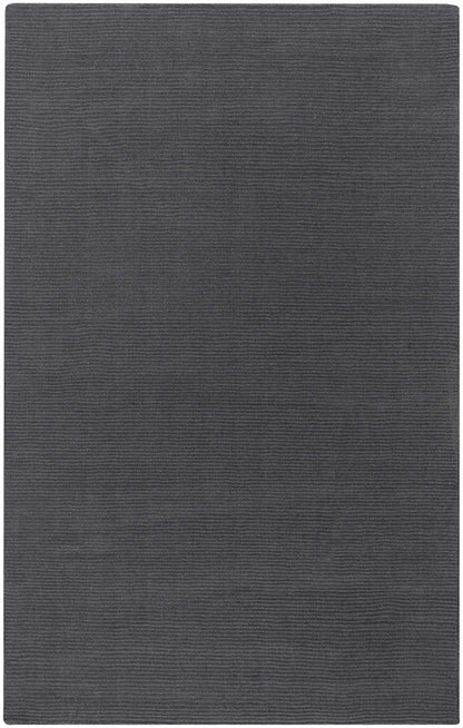 Brockton Solid Wool Charcoal Area Rug - Decor Addict, LLC