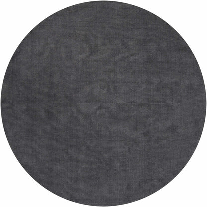 Brockton Solid Wool Charcoal Area Rug - Decor Addict, LLC