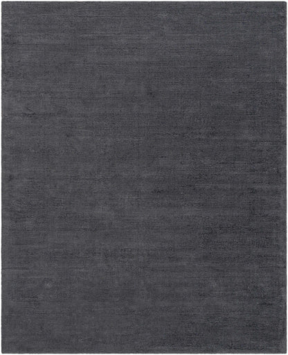 Brockton Solid Wool Charcoal Area Rug - Decor Addict, LLC