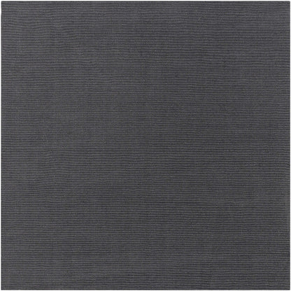 Brockton Solid Wool Charcoal Area Rug - Decor Addict, LLC