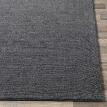 Brockton Solid Wool Charcoal Area Rug - Decor Addict, LLC