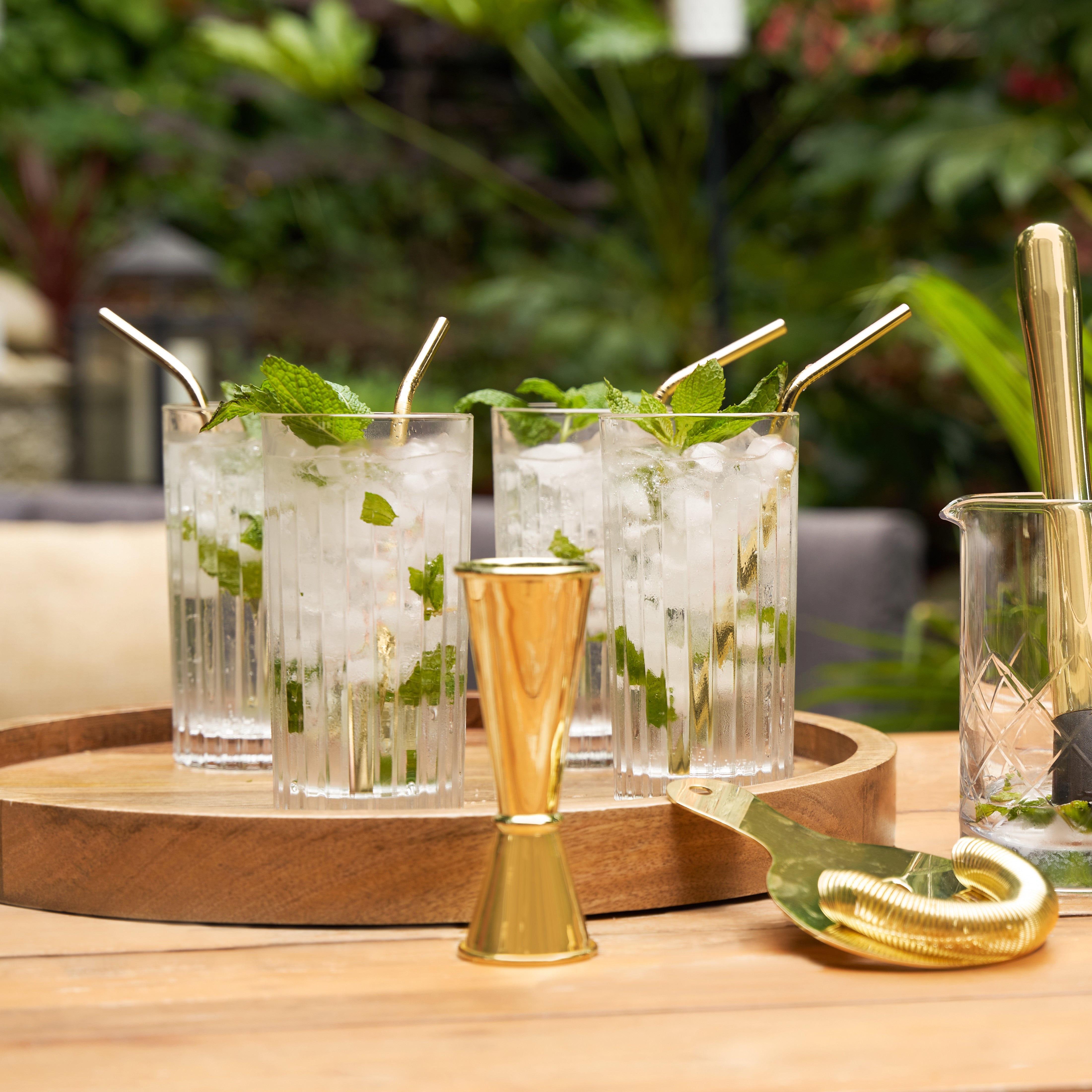 Reserve Milo Crystal Highball Glasses Set of 4 - Decor Addict, LLC