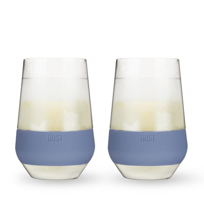 Wine FREEZE™ XL in Slate Blue, Set of 2 - Decor Addict, LLC