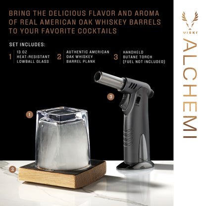 Alchemi Barrel Board Smoking Kit - Decor Addict, LLC