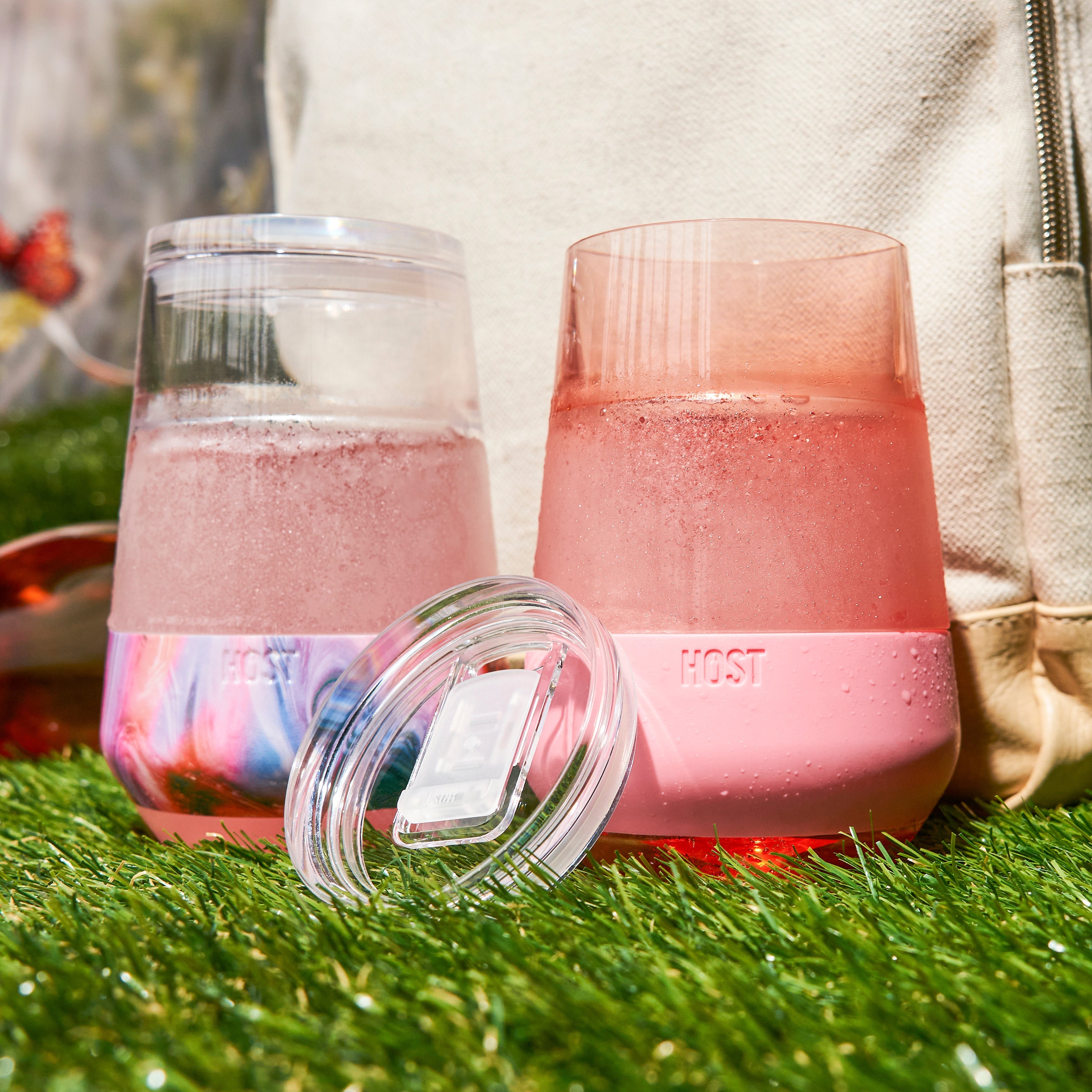 Travel Lids for Wine FREEZE™ XL, Set of 2 - Decor Addict, LLC