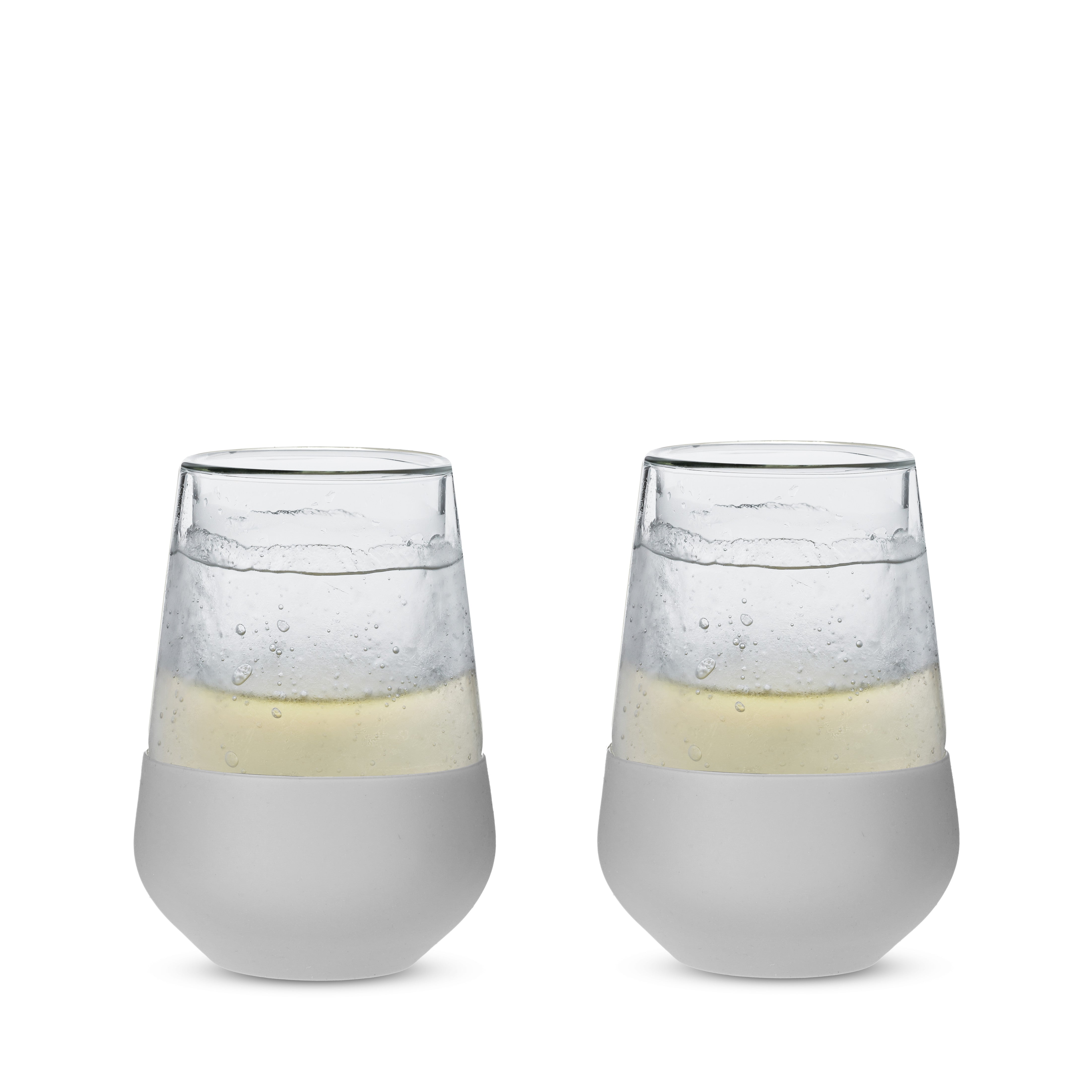 Glass Wine FREEZE in Gray, Set of 2
