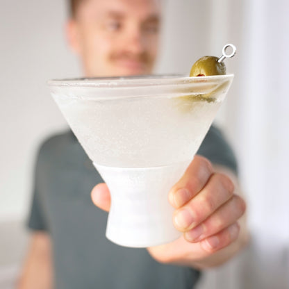 Glass Martini FREEZE™ , Set of 2 - Decor Addict, LLC