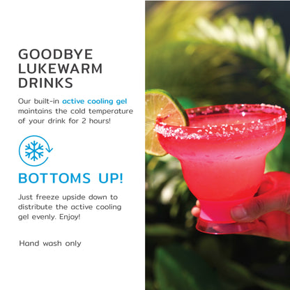 Margarita FREEZE™ in Punch Pink, Set of 2 - Decor Addict, LLC