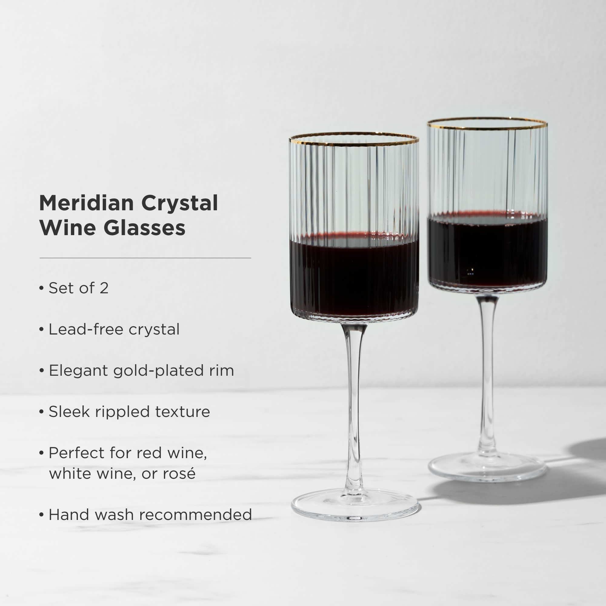 Meridian Crystal Wine Glasses - Thumbnail 4