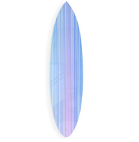 Blue Stripes Pattern Acrylic Surfboard Wall Art - Decor Addict, LLC