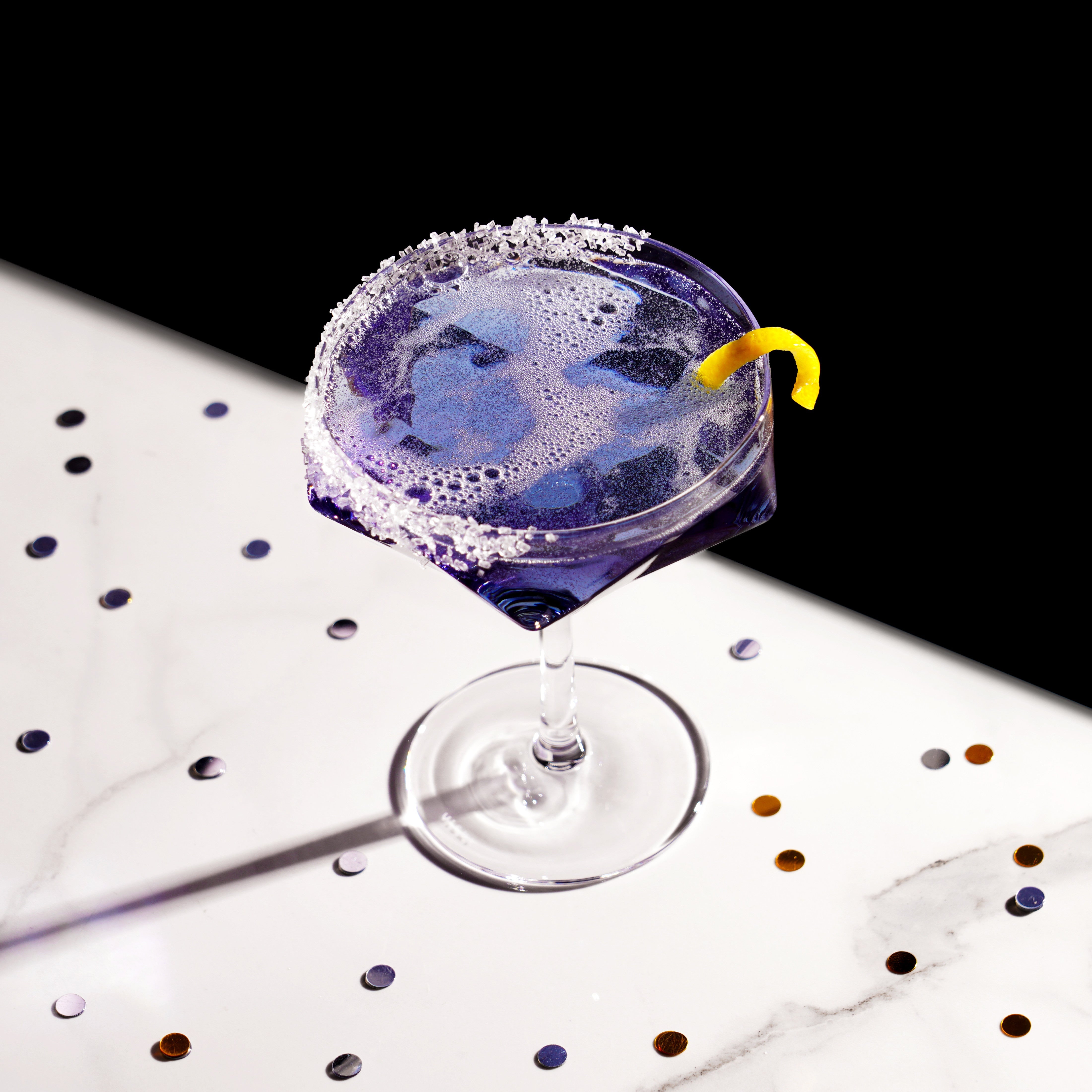 Seneca Diamond Crystal Martini Glasses - Thumbnail 4