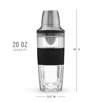 Cocktail Shaker FREEZE™ in Black - Decor Addict, LLC