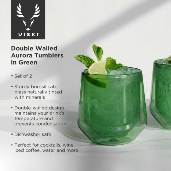 Double Walled Aurora Tumblers (set of 2) by Viski