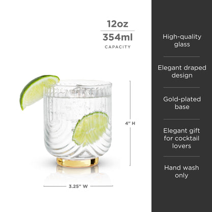 Gatsby Tumblers Set of 2 - Decor Addict, LLC