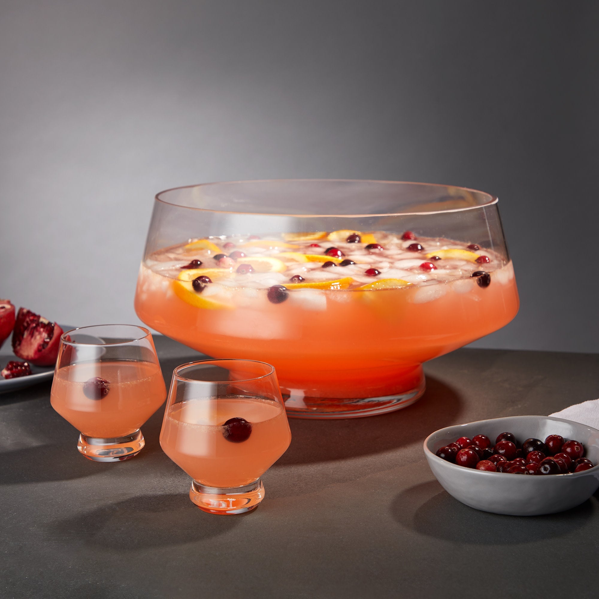 Raye Heavy Base Punch Bowl - Decor Addict, LLC