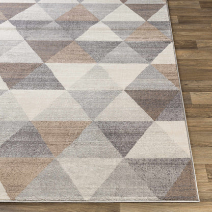 Sells Gray&Brown Triangles Area Carpet - Decor Addict, LLC