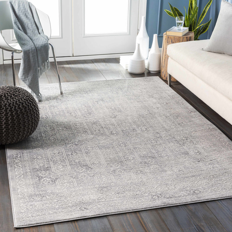 Michie Gray Area Rug - Decor Addict, LLC