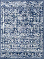 Michie Dark Blue Area Rug - Decor Addict, LLC