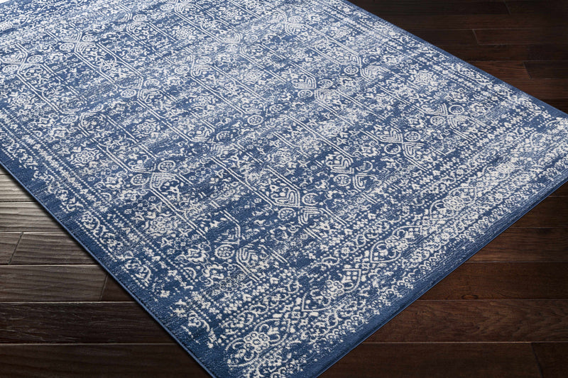 Michie Dark Blue Area Rug - Decor Addict, LLC