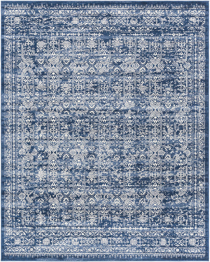 Michie Dark Blue Area Rug - Decor Addict, LLC