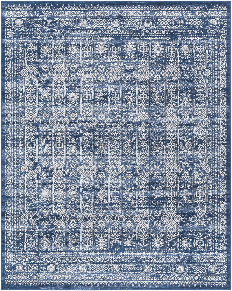 Michie Dark Blue Area Rug - Decor Addict, LLC