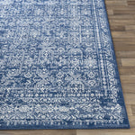 Michie Dark Blue Area Rug - Decor Addict, LLC