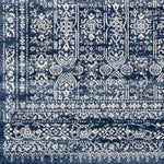 Michie Dark Blue Area Rug - Decor Addict, LLC