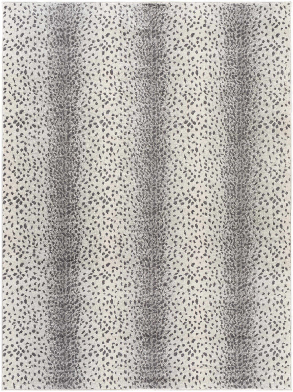 Pointblank Gray Leopard Print Rug - Decor Addict, LLC