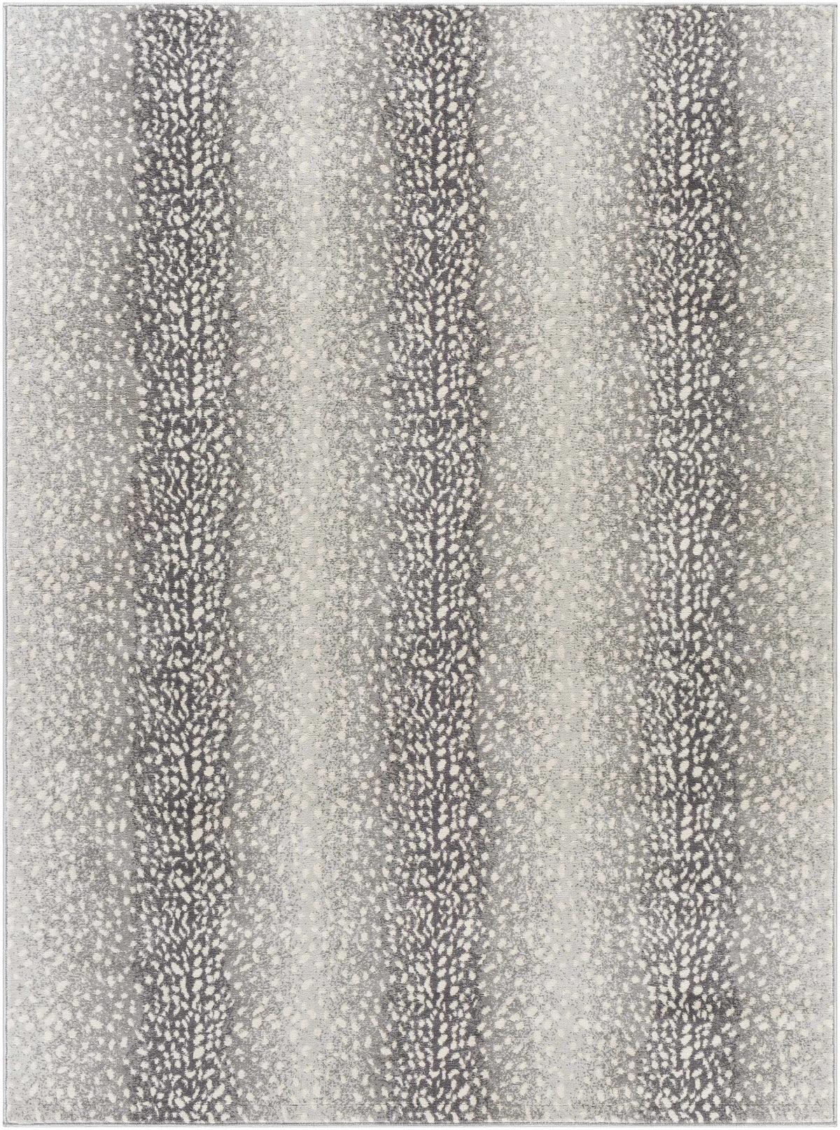 Pointblank Gray & Charcoal Leopard Print Rug - Decor Addict, LLC