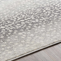 Pointblank Gray & Charcoal Leopard Print Rug - Decor Addict, LLC