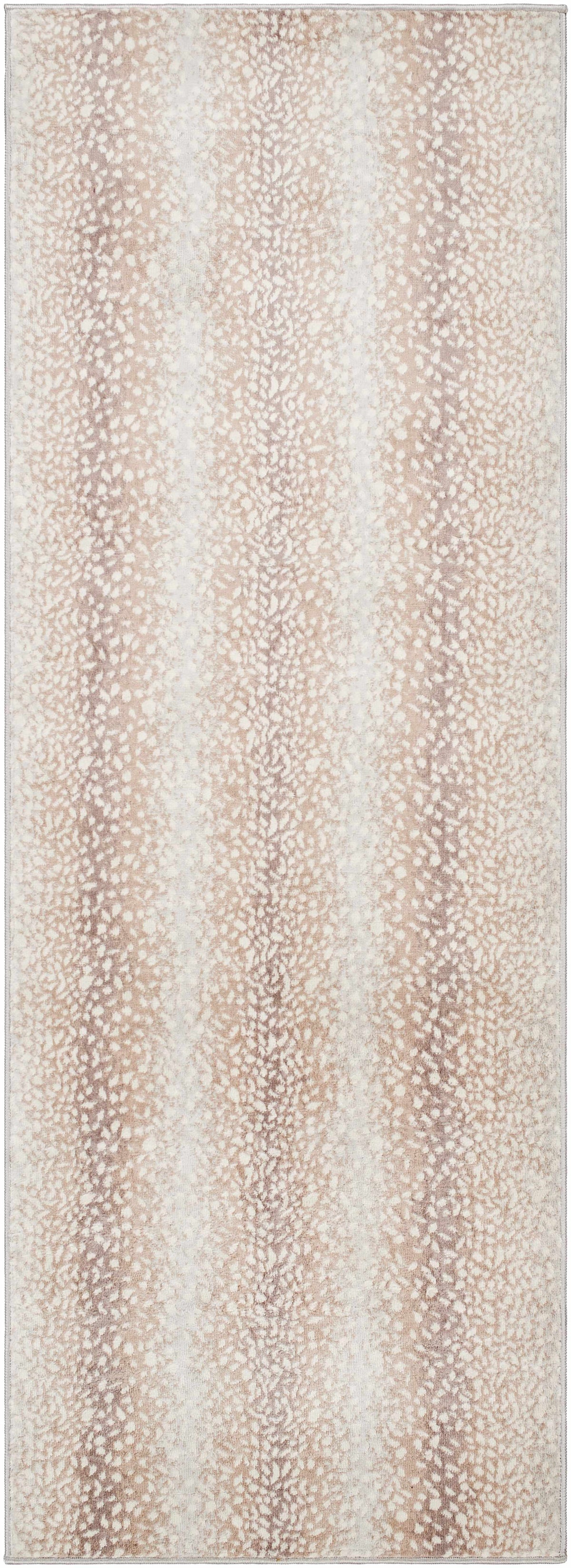 Pointblank Tan Leopard Print Rug - Decor Addict, LLC