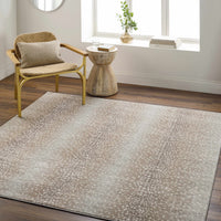 Pointblank Tan Leopard Print Rug - Decor Addict, LLC