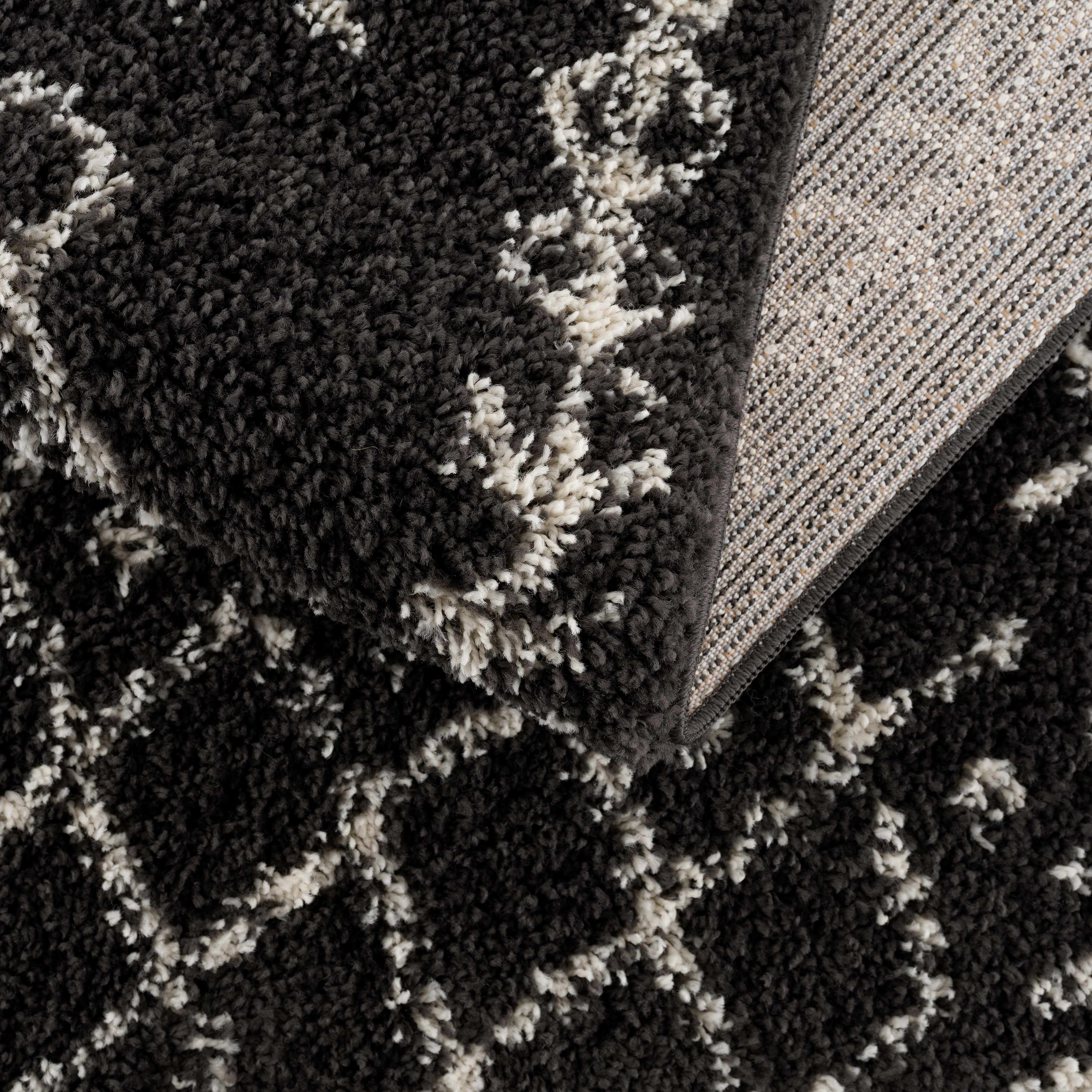 Godalming Black Plush Carpet - Decor Addict, LLC