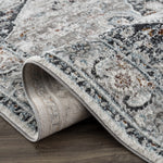 Liverpool Gray & Blue Area Rug - Decor Addict, LLC