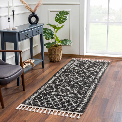 Godalming Black Plush Carpet - Decor Addict, LLC