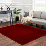 Heavenly Solid Red Plush Rug - Decor Addict, LLC