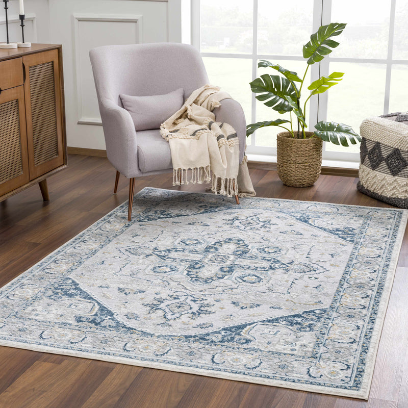 Liverpool Blue Area Rug - Decor Addict, LLC