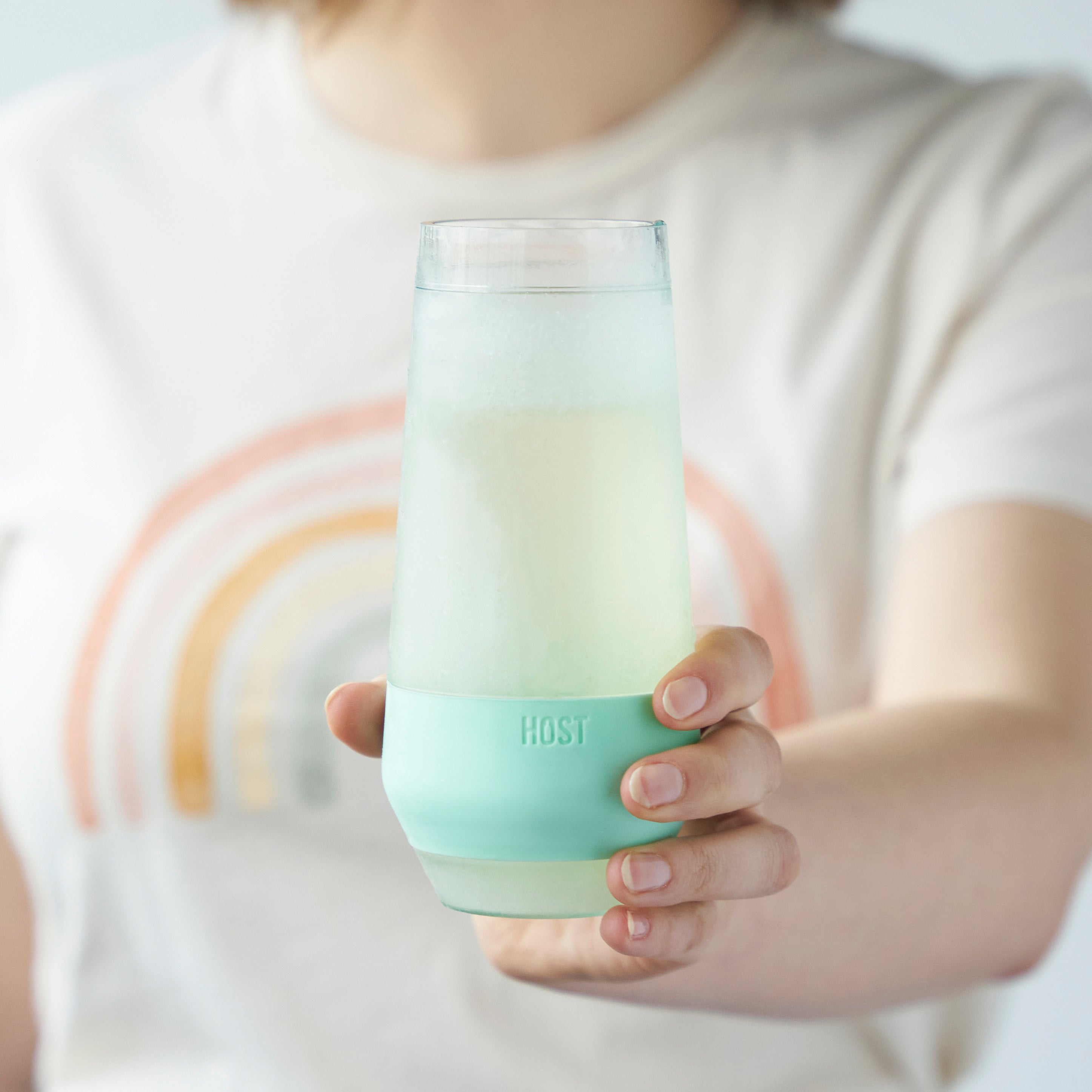 Champagne FREEZE™ in Seafoam Tint, Set of 2 - Decor Addict, LLC