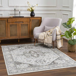 Liverpool Light Gray Area Rug - Decor Addict, LLC