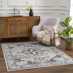 Liverpool Dark Gray Area Rug - Decor Addict, LLC