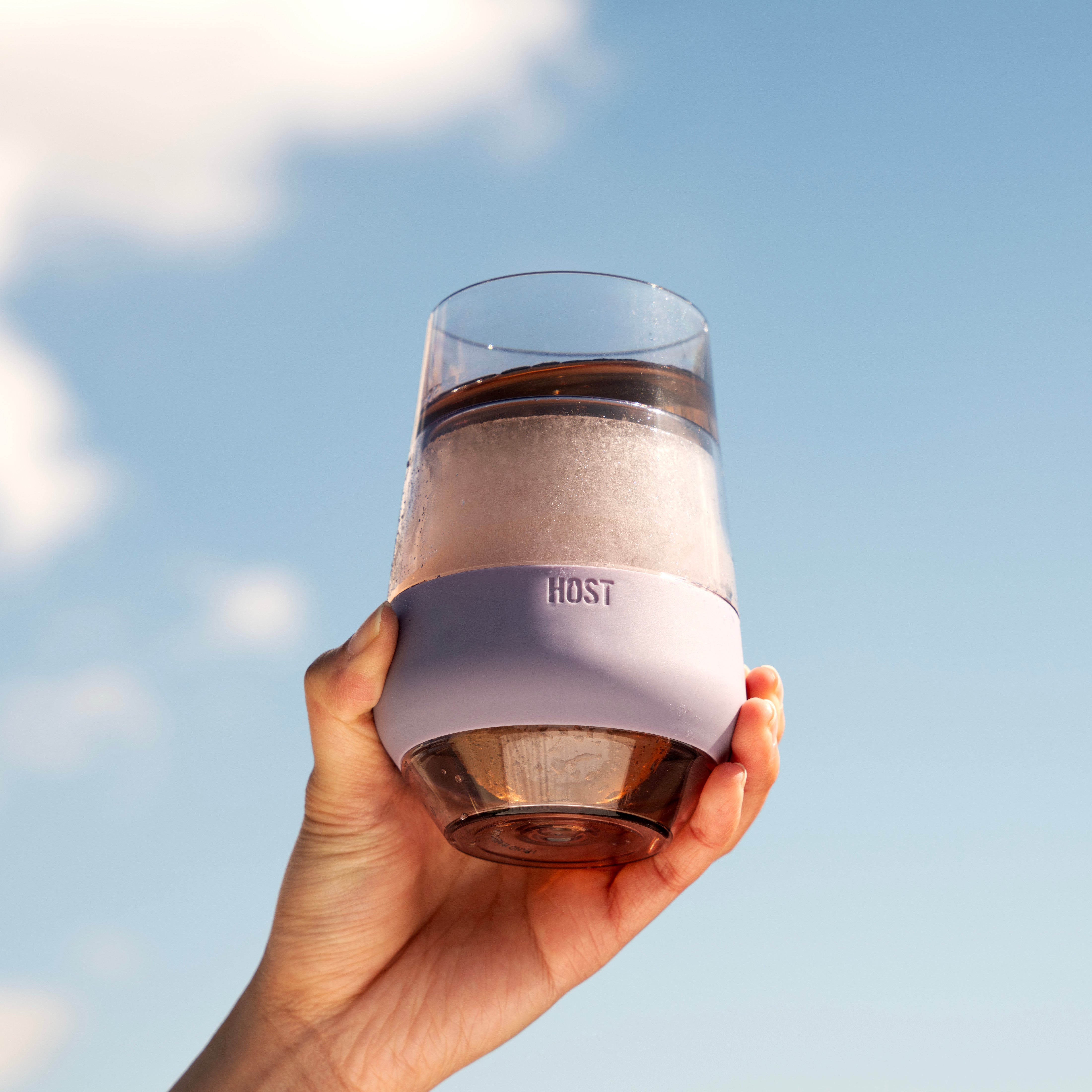 Wine FREEZE™ XL in Deep Lilac, Set of 2 - Decor Addict, LLC