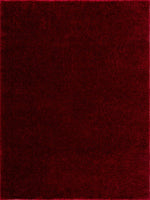 Heavenly Solid Red Plush Rug - Decor Addict, LLC