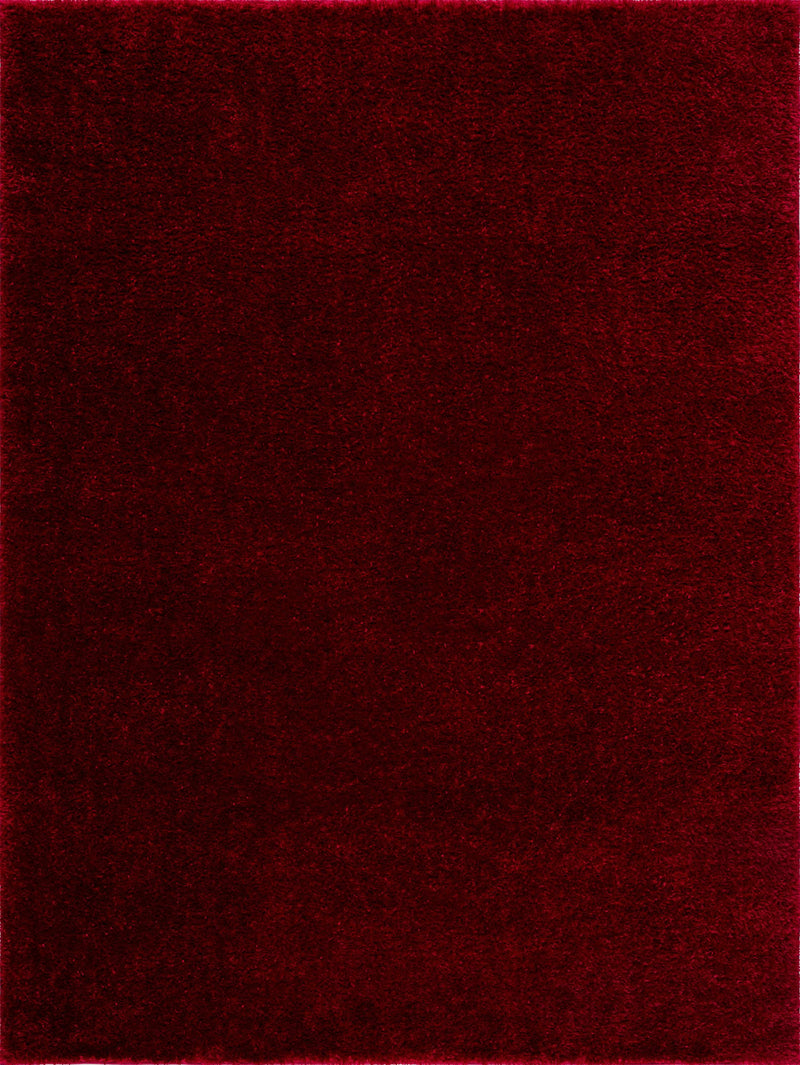 Heavenly Solid Red Plush Rug - Decor Addict, LLC