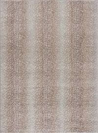 Pointblank Tan Leopard Print Rug - Decor Addict, LLC