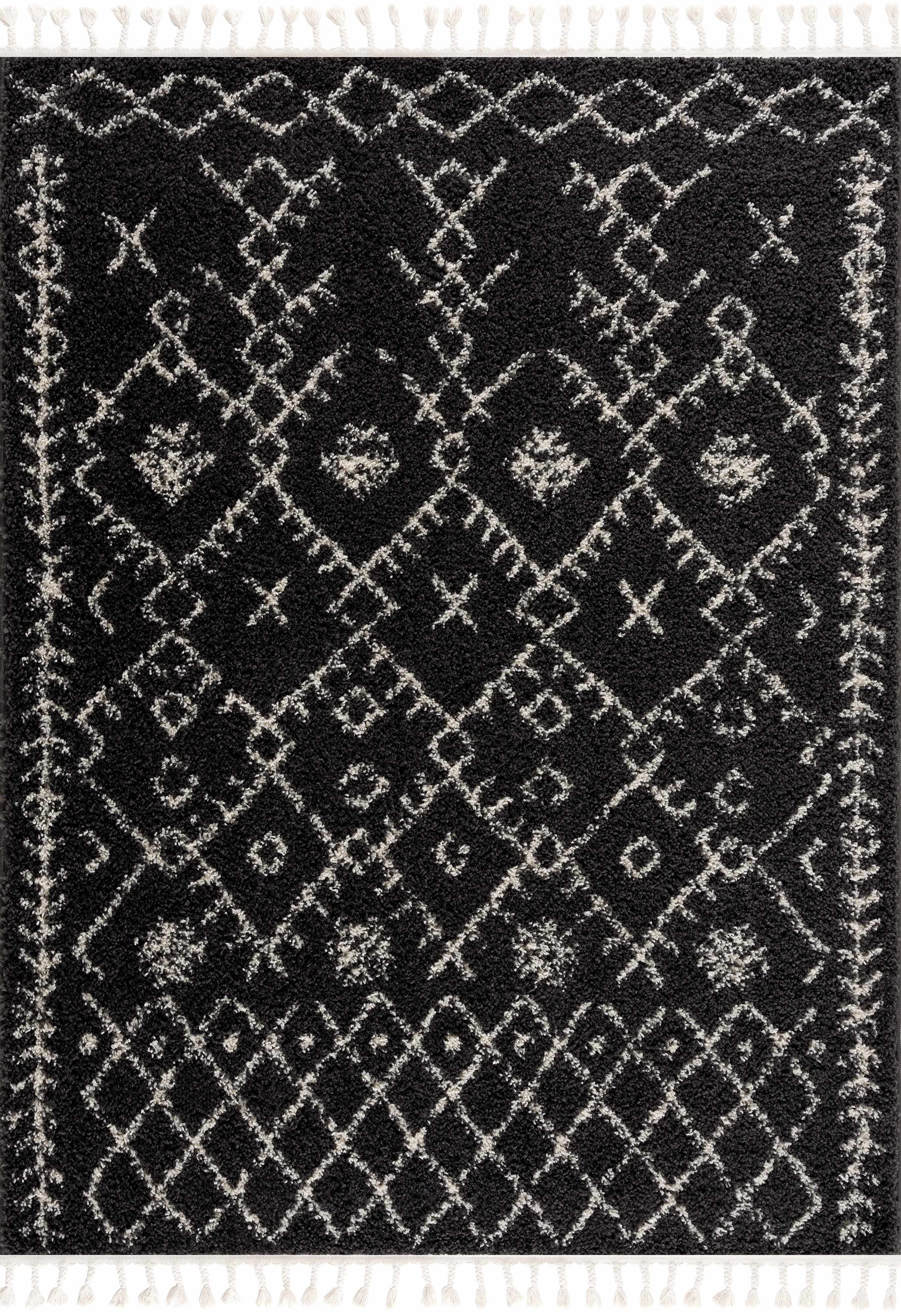Godalming Black Plush Carpet - Decor Addict, LLC