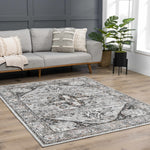 Liverpool Dark Gray Area Rug - Decor Addict, LLC