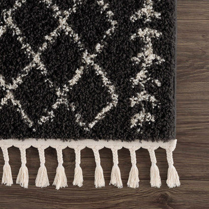 Godalming Black Plush Carpet - Decor Addict, LLC