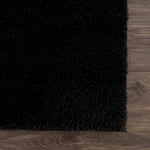 Heavenly Solid Black Plush Rug - Decor Addict, LLC