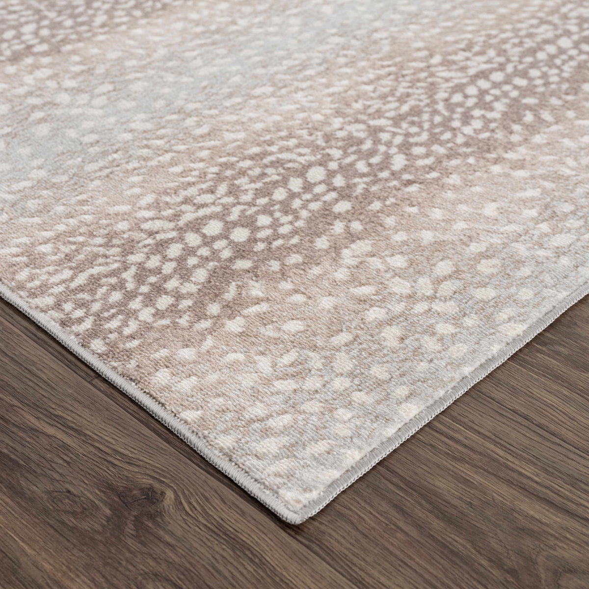 Pointblank Tan Leopard Print Rug - Decor Addict, LLC